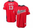 Los Angeles Dodgers #13 Max Muncy Game Red National League 2018 MLB All-Star MLB Jersey