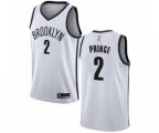 Brooklyn Nets #2 Taurean Prince Authentic White Basketball Jersey - Association Edition