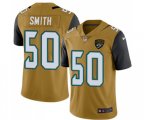 Jacksonville Jaguars #50 Telvin Smith Limited Gold Rush Vapor Untouchable Football Jersey