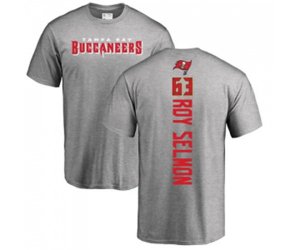 Tampa Bay Buccaneers #63 Lee Roy Selmon Ash Backer T-Shirt