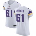 Minnesota Vikings #61 Joe Berger White Vapor Untouchable Elite Player NFL Jersey