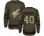 Arizona Coyotes #40 Michael Grabner Authentic Green Salute to Service Hockey Jersey