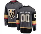 Vegas Golden Knights Customized Authentic Black Home Fanatics Branded Breakaway Hockey Jersey