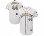 Houston Astros #44 Roy Oswalt White 2018 Gold Program Flex Base Authentic Collection MLB Jersey
