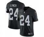 Oakland Raiders #24 Marshawn Lynch Black Team Color Vapor Untouchable Limited Player Football Jersey