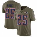 New England Patriots #25 Eric Rowe Limited Olive 2017 Salute to Service NFL Jersey