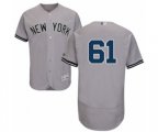 New York Yankees Ben Heller Grey Road Flex Base Authentic Collection Baseball Player Jersey