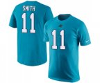 Carolina Panthers #11 Torrey Smith Blue Rush Pride Name & Number T-Shirt