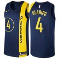 Indiana Pacers #4 Victor Oladipo Authentic Navy Blue NBA Jersey - City Edition