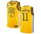 Golden State Warriors #11 Klay Thompson Yellow Swingman Jersey - Earned Edition