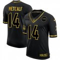 Seattle Seahawks #14 D.K. Metcalf Olive Gold Nike 2020 Salute To Service Limited Jersey