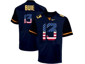 2016 US Flag Fashion West Virginia Mountaineers Andrew Buie #13 College Football Elited Jersey - Blue