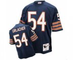 Chicago Bears #54 Brian Urlacher Blue Team Color Authentic Throwback Football Jersey