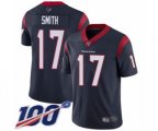 Houston Texans #17 Vyncint Smith Navy Blue Team Color Vapor Untouchable Limited Player 100th Season Football Jersey