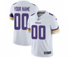 Minnesota Vikings Customized White Vapor Untouchable Limited Player Football Jersey