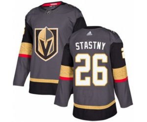 Vegas Golden Knights #26 Paul Stastny Premier Gray Home NHL Jersey