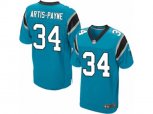 Carolina Panthers #34 Cameron Artis-Payne Game Blue Alternate NFL Jersey