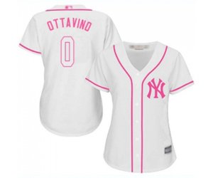 Women\'s New York Yankees #0 Adam Ottavino Authentic White Fashion Cool Base Baseball Jersey