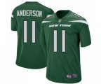 New York Jets #11 Robby Anderson Game Green Team Color Football Jersey