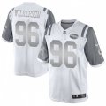 New York Jets #96 Muhammad Wilkerson Limited White Platinum NFL Jersey
