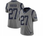 Los Angeles Rams #27 Darrell Henderson Limited Gray Inverted Legend Football Jersey