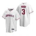 Los Angeles Angels #3 Waylor Ward White Cool Base Stitched Jersey