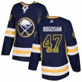 Buffalo Sabres #47 Zach Bogosian Authentic Navy Blue Drift Fashion NHL Jersey