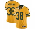 Green Bay Packers #38 Tramon Williams Limited Gold Rush Vapor Untouchable Football Jersey