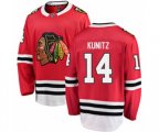 Chicago Blackhawks #14 Chris Kunitz Authentic Red Home Fanatics Branded Breakaway NHL Jersey