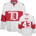 Detroit Red Wings #43 Darren Helm Premier White Third NHL Jersey