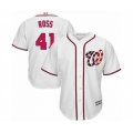 Washington Nationals #41 Joe Ross Authentic White Home Cool Base Baseball Player Jersey