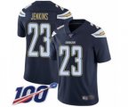 Los Angeles Chargers #23 Rayshawn Jenkins Navy Blue Team Color Vapor Untouchable Limited Player 100th Season Football Jersey
