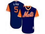 New York Mets #5 David Wright D-Dub Authentic Royal Blue 2017 Players Weekend MLB Jersey
