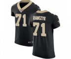 New Orleans Saints #71 Ryan Ramczyk Black Team Color Vapor Untouchable Elite Player Football Jersey