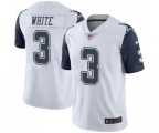 Dallas Cowboys #3 Mike White Limited White Rush Vapor Untouchable Football Jersey