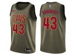 Nike Cleveland Cavaliers #43 Brad Daugherty Green Salute to Service NBA Swingman Jersey