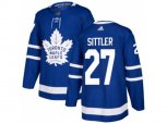 Toronto Maple Leafs #27 Darryl Sittler Blue Home Authentic Stitched NHL Jersey