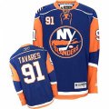 New York Islanders #91 John Tavares Premier Navy Blue NHL Jersey