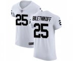 Oakland Raiders #25 Fred Biletnikoff White Vapor Untouchable Elite Player Football Jersey