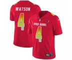 Houston Texans #4 Deshaun Watson Limited Red AFC 2019 Pro Bowl Football Jersey