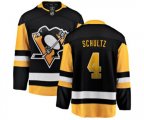 Pittsburgh Penguins #4 Justin Schultz Fanatics Branded Black Home Breakaway NHL Jersey