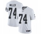 Oakland Raiders #74 Kolton Miller White Vapor Untouchable Limited Player Football Jersey