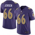 Baltimore Ravens #66 Ryan Jensen Limited Purple Rush Vapor Untouchable NFL Jersey