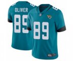 Jacksonville Jaguars #89 Josh Oliver Teal Green Alternate Vapor Untouchable Limited Player Football Jersey