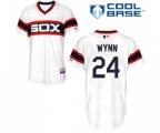 Chicago White Sox #24 Early Wynn Replica White 2013 Alternate Home Cool Base Baseball Jersey