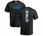 Carolina Panthers #50 Christian Miller Black Backer T-Shirt