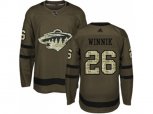 Minnesota Wild #26 Daniel Winnik Green Salute to Service Stitched NHL Jersey