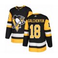 Pittsburgh Penguins #18 Alex Galchenyuk Authentic Black Home Hockey Jersey