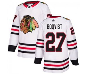 Chicago Blackhawks #27 Adam Boqvist Authentic White Away NHL Jersey