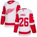 Detroit Red Wings #26 Thomas Vanek Authentic White Away NHL Jersey